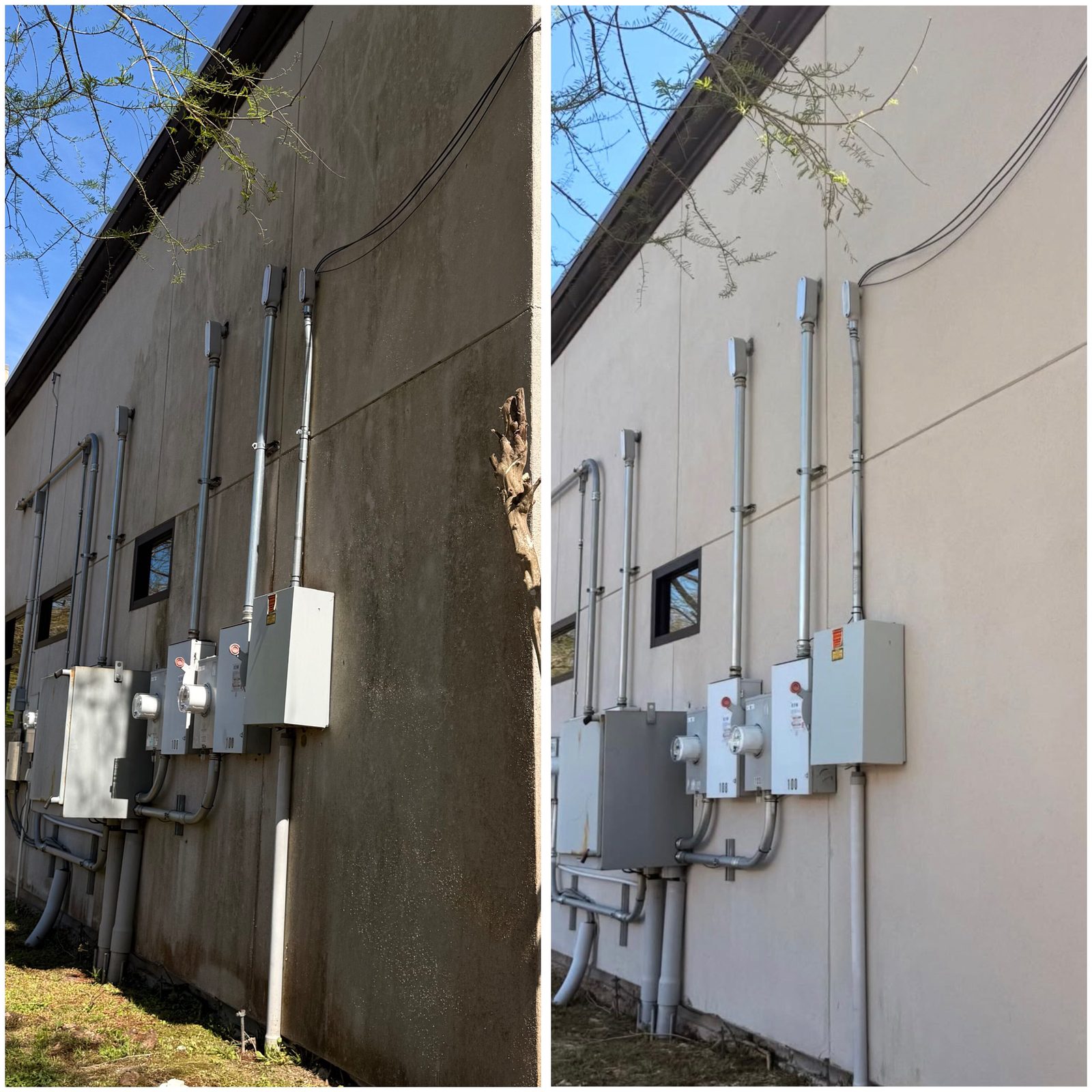 Commercial Exterior Soft Wash — Pressure Washing in College Station, Bryan & Houston