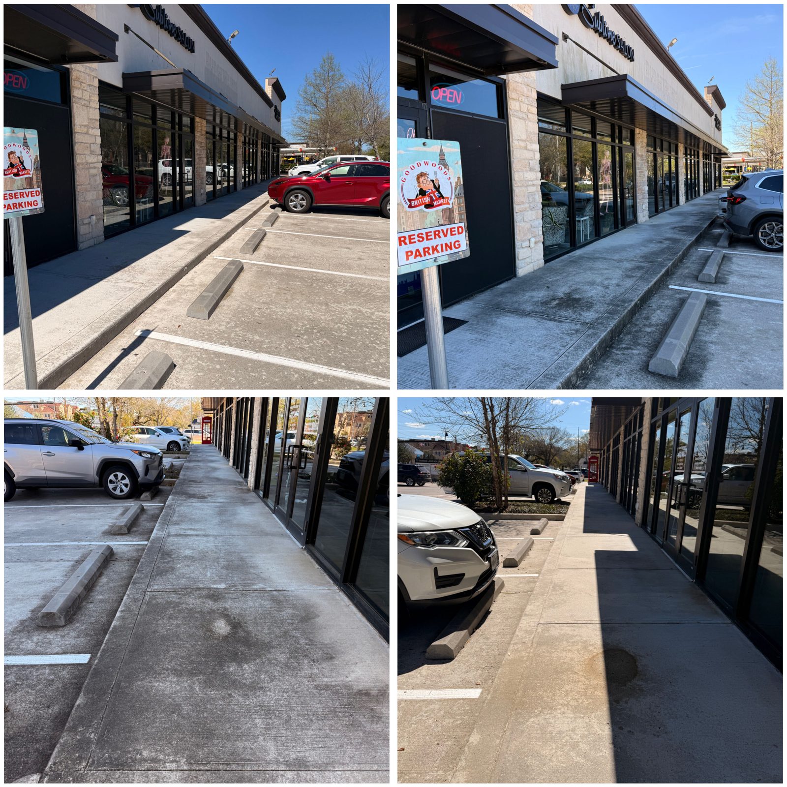 Commercial Walkway Cleaning — Pressure Washing in College Station, Bryan & Houston